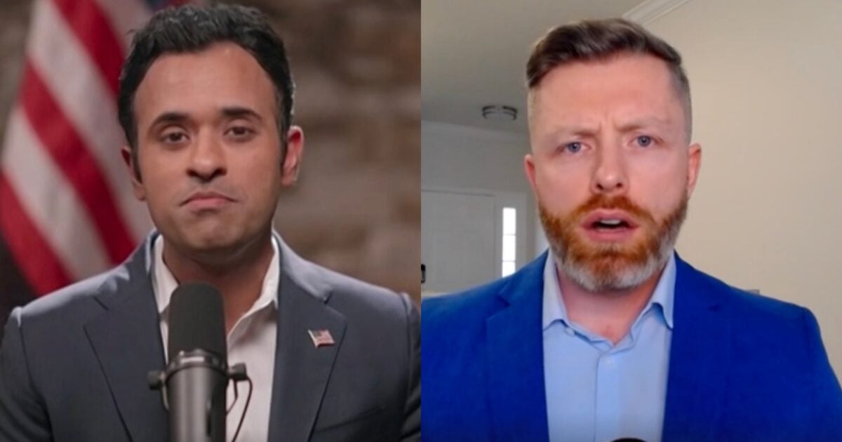 Conservative Lawyer DC Draino Clashes with Republican Presidential Candidate Vivek Ramaswamy in Heated Debate Over Vivek's Controversial Background | The Gateway Pundit | by Jim Hᴏft