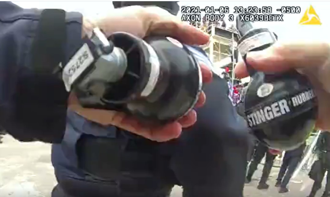 NOW THERE IS PROOF: Video Series by InvestigateJ6 Shows Police and Govt. Agents Spray J6 Crowd with Rubber Bullets, Explosive Munitions, Sound Grenades WITHOUT WARNING! | The Gateway Pundit | by Jim Hoft