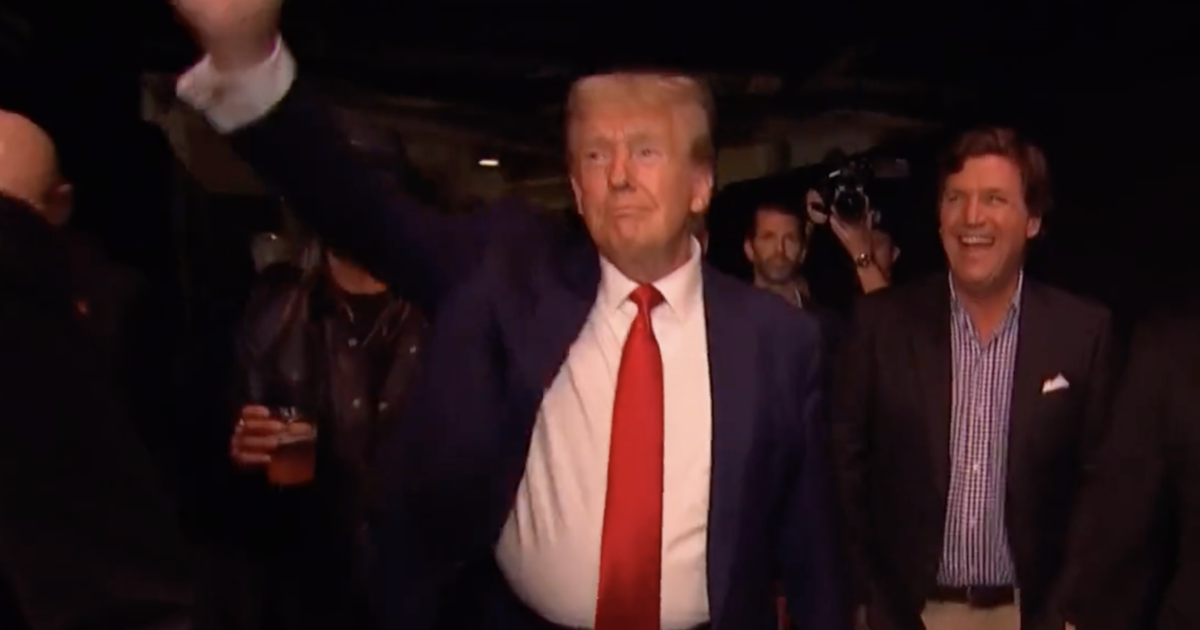 MUST SEE: Crowd Goes Wild as President Trump and Tucker Carlson Walk Into UFC 295 (VIDEO) | The Gateway Pundit | by Anthony Scott