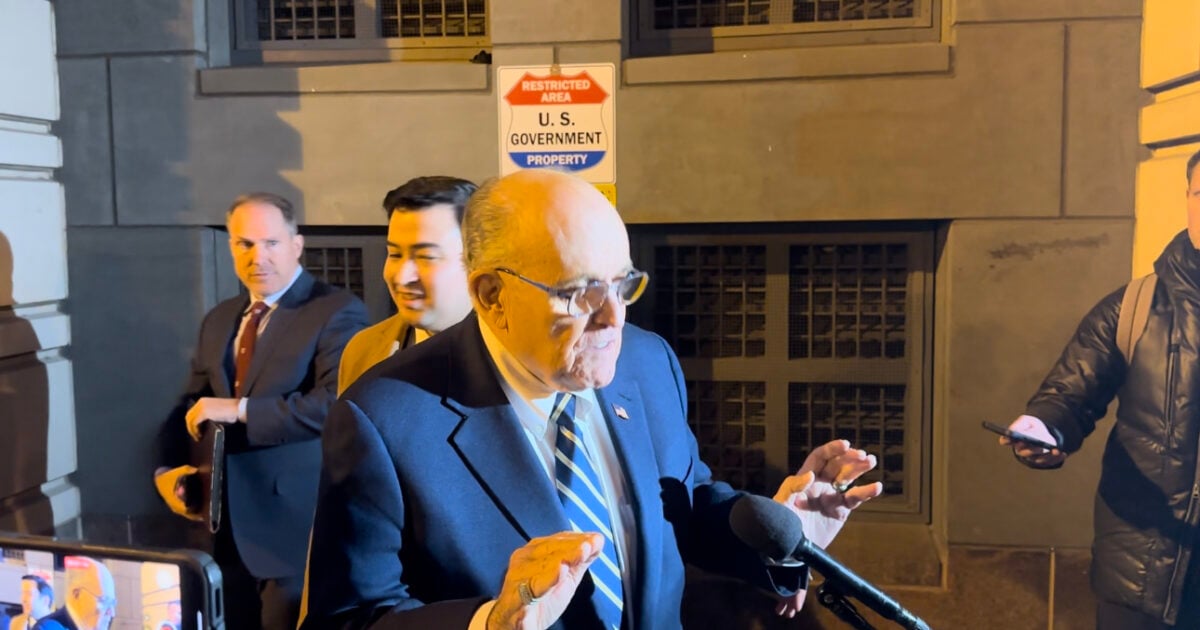 WATCH: Rudy Giuliani Addresses Media After Day 3 in $40 Million Defamation Trial by Georgia Election Workers Ruby Freeman and Shaye Moss - Giuliani Expected to Testify TOMORROW | The Gateway Pundit | by Jordan Conradson