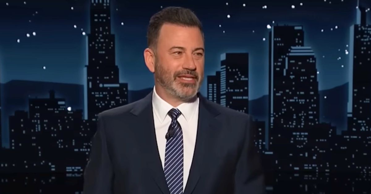 Late-night host Jimmy Kimmel mocks former President Donald Trump on his late-night show.