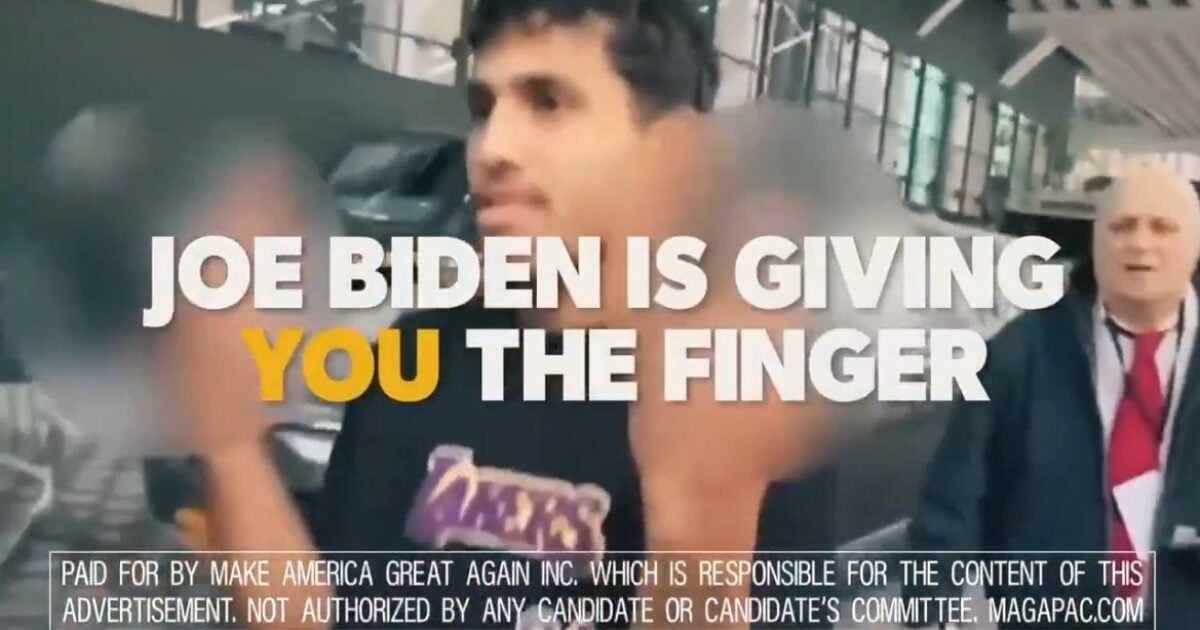 Fire: New Trump Campaign Ad  ‘Joe Biden is Giving You the Finger’ (Video)
