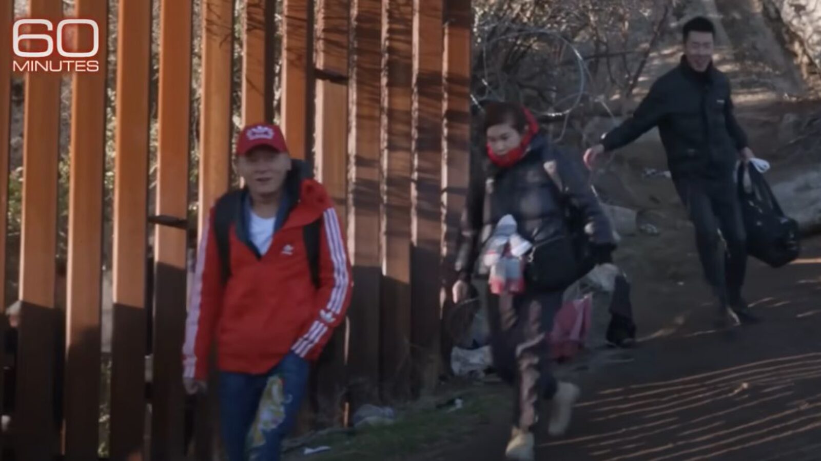Illegal immigrants cross from Mexico into San Diego.