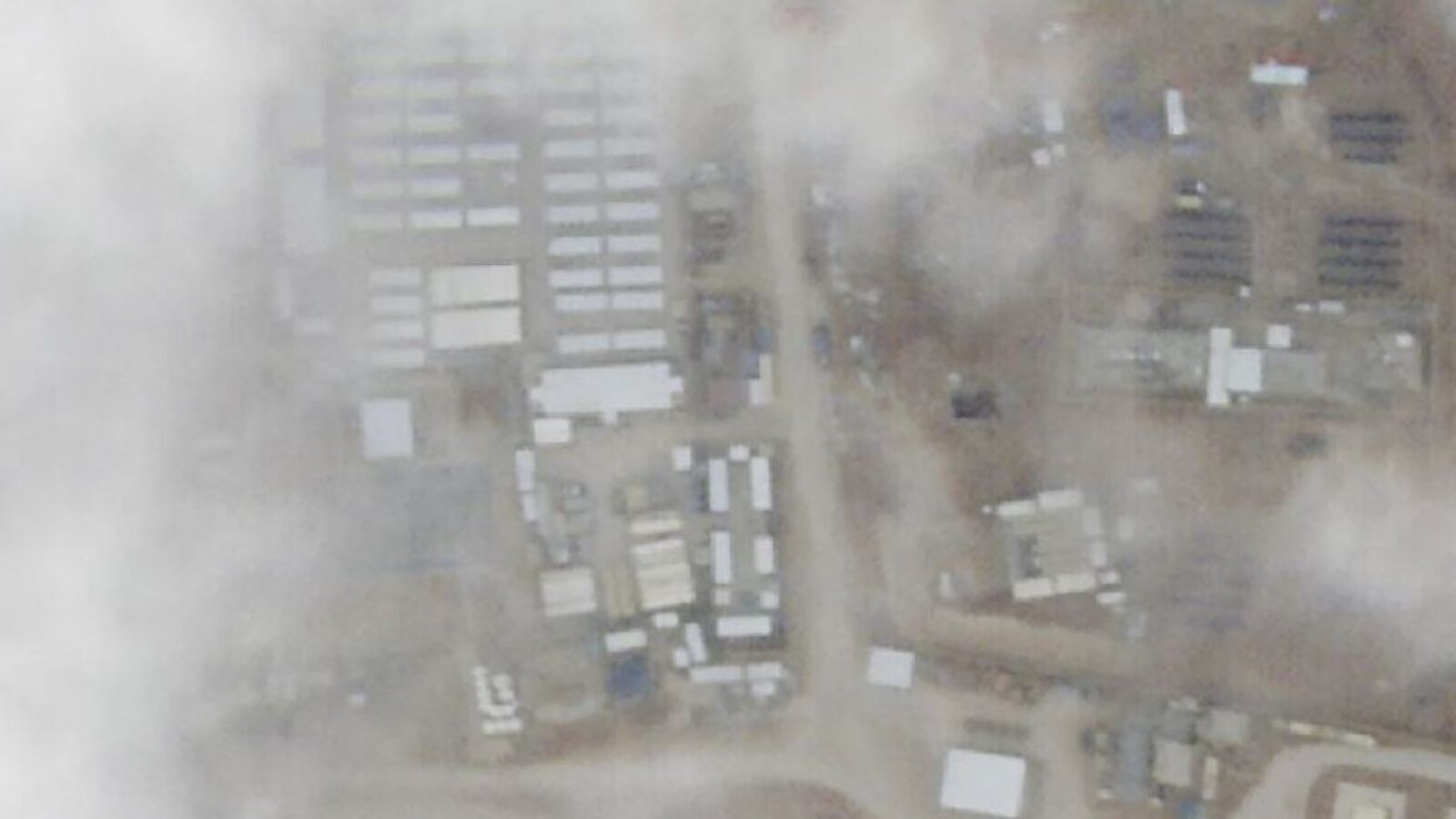 A satellite image taken Monday of the Jordanian base targeted by a bomb-carrying drone that killed three U.S. soldiers appears to show damage at the site.