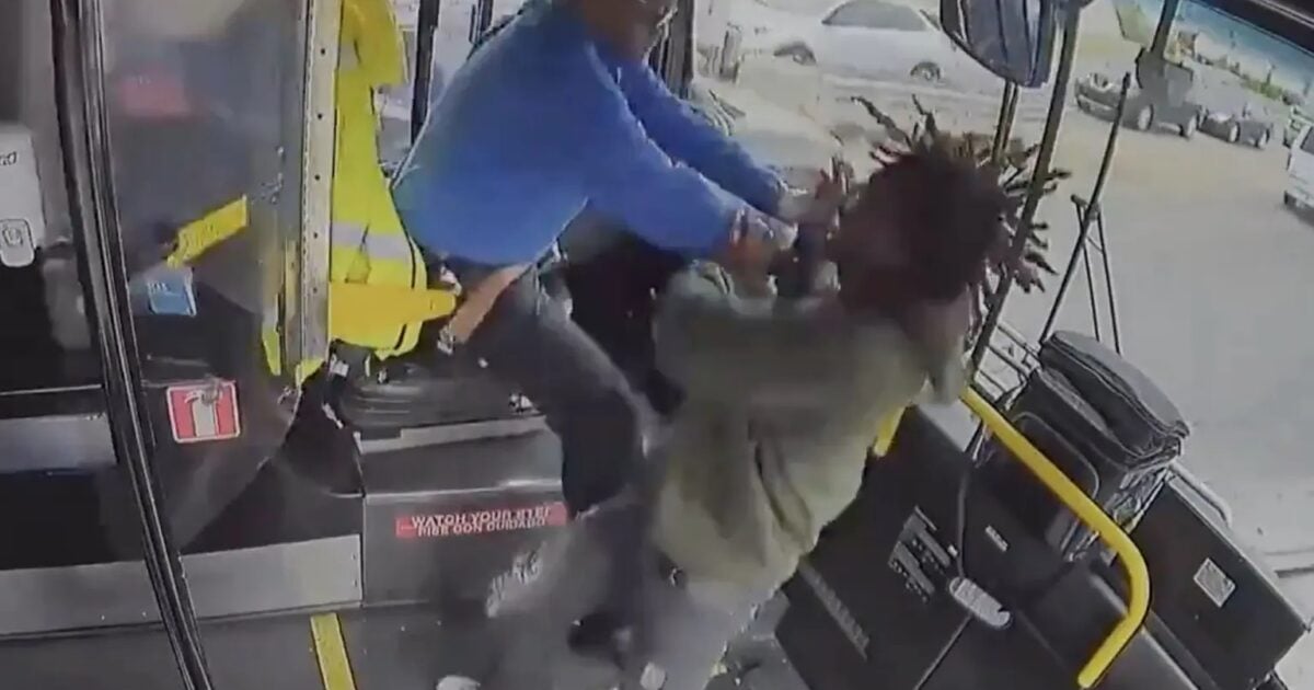 WATCH: Wild Video Captures Passenger Attacking Bus Driver, Causing Them to Crash into Oklahoma City Building