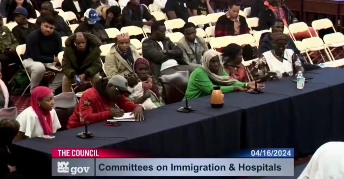 “The Food is No Good at All” – African Illegals at NYC City Council Complain About Free Food and Housing (VIDEO)