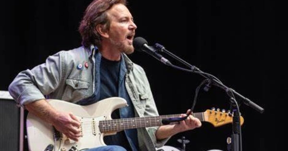 Pearl Jam’s Eddie Vedder Says New Song is About Trump — Claims Former President Left People With ‘PTSD’