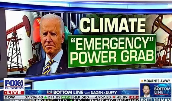 Fascism: Joe Biden Considering Declaring a National Climate Emergency and Giving Himself “COVID-Like” Powers Without Congressional Approval (VIDEO)