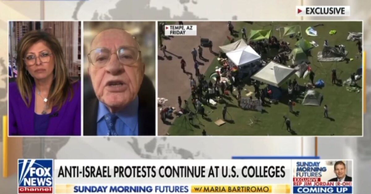 Alan Dershowitz: George Soros Is Funding the Radical Pro-Palestinian Groups on US Campuses (VIDEO)