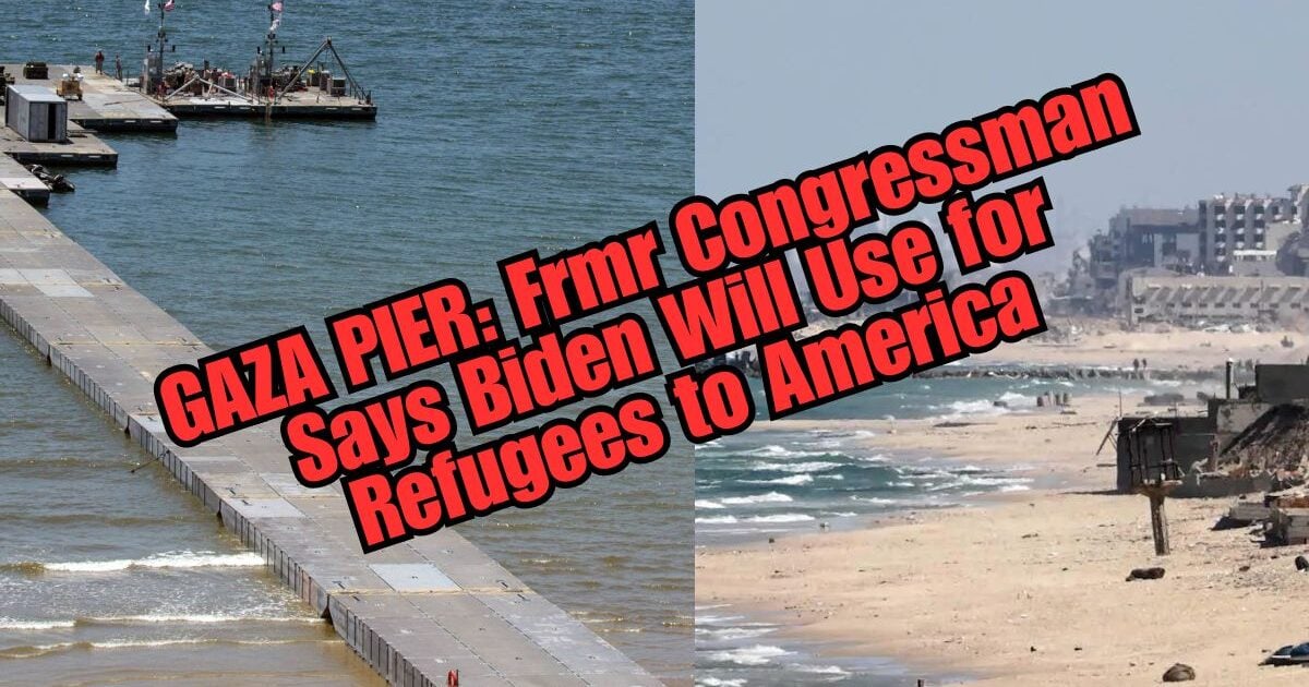 Former Foreign Affairs Congressman Claims: Gaza Pier will be used to Export Palestinians to US & Canada – Benjamin Wetmore