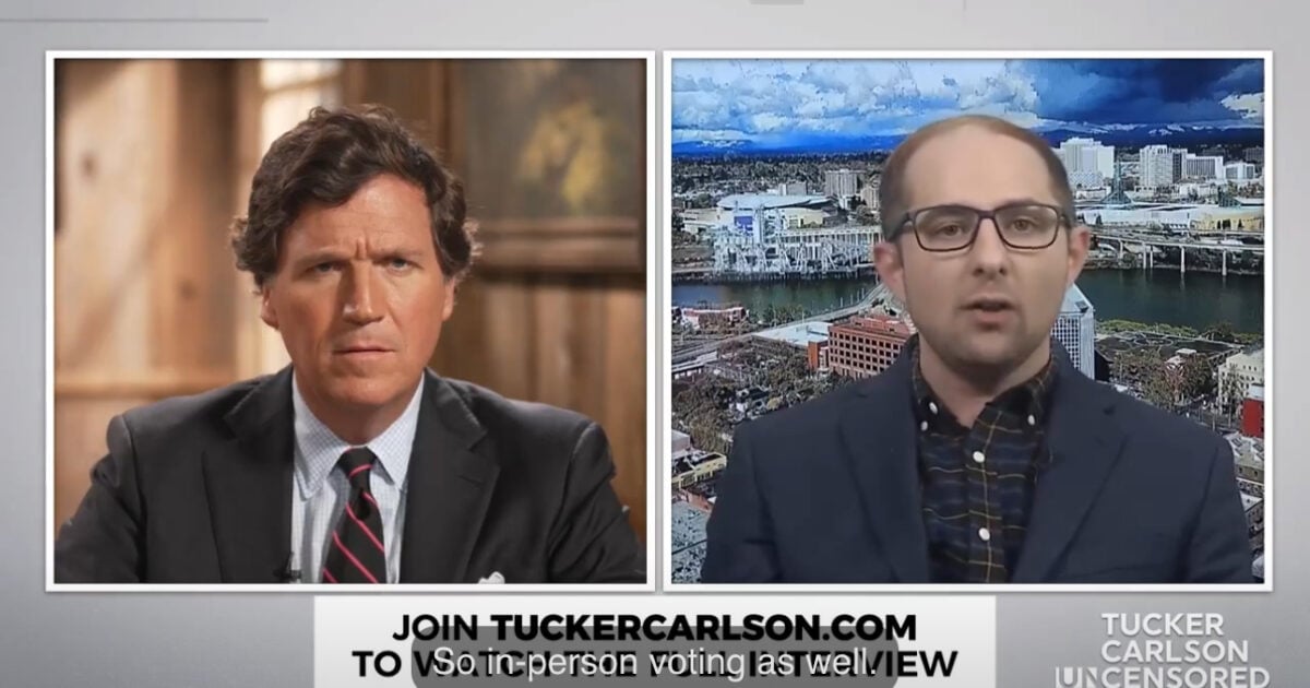 WATCH: Tucker Carlson Discusses Poll Finding ONE IN FIVE Voters Who Voted by Mail-in Ballots Admitted to Committing Fraud in 2020 With Heartland Institute’s Justin Haskins