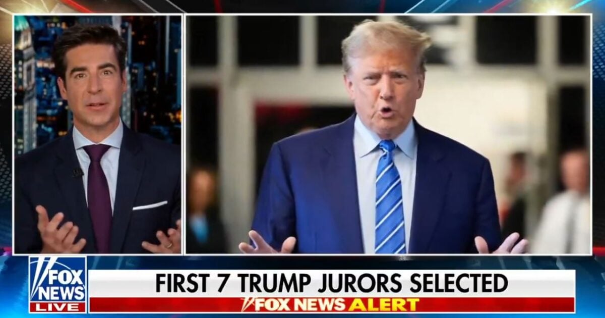KANGAROO COURT: Jesse Watters Reviews First Seven NYC Jurors in Trump’s Rigged Criminal Case – It’s Just What We Expected (Video)