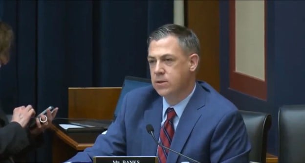 WATCH: Rep. Jim Banks Stuns and Confuses Columbia University President When He Asks a Question Regarding How the School Spells the Word “Folks”