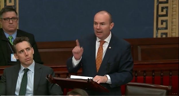 Senator Mike Lee Expertly Destroys Majority Leader Chuck Schumer’s Absurd Argument Against Impeaching Mayorkas – Issues Warning to Democrats (VIDEO)