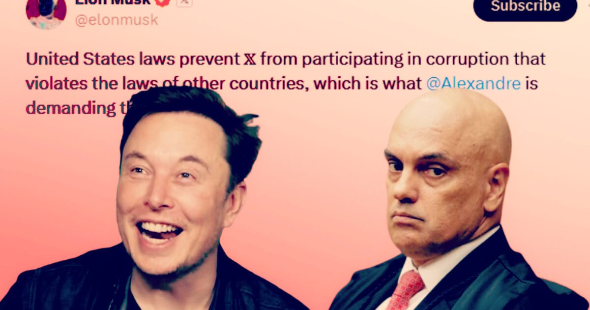 Musk Stood as much as Biden, the Deep State and the Army Industrial Advanced, the Brazilian Judiciary Is ‘Small Potatoes’ – US Home Is Investigating Censorship Calls for | The Gateway Pundit | by Paul Serran