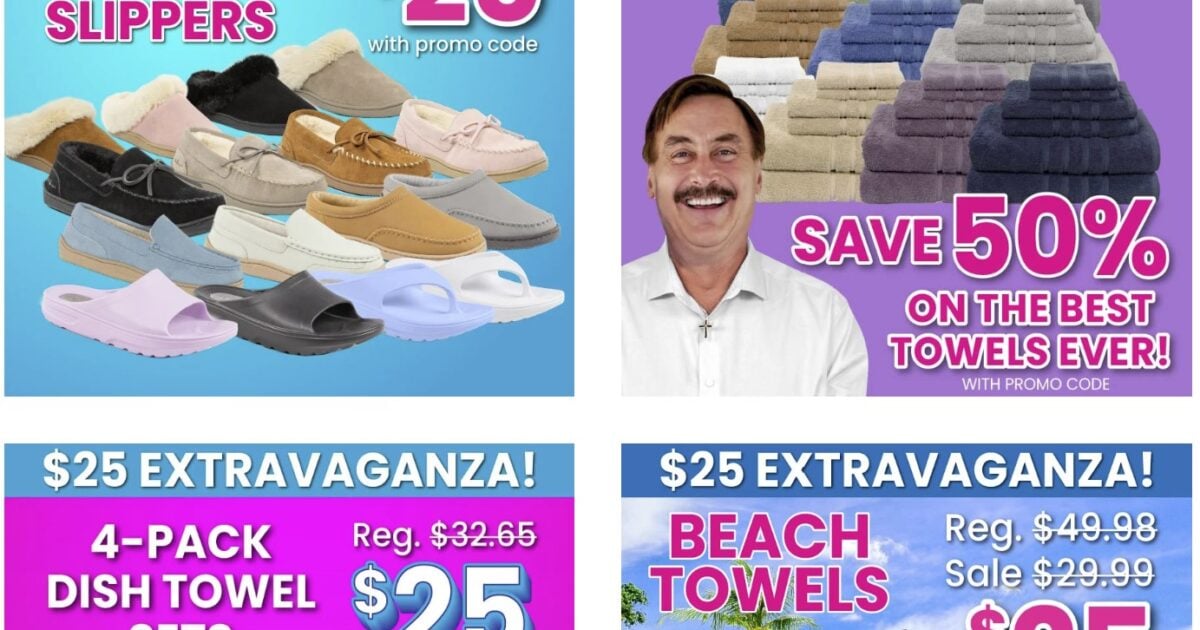 New Deals At The Gateway Pundit Discounts Page At MyPillow – Including the $25 Extravaganza on Towels, Slippers and More!