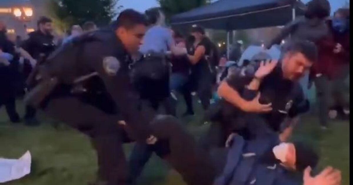 VIDEO: Police Absolutely Obliterate Anti-Israel Protesters at Wash U in St. Louis – Drag Them Away by Their Feet – Green Party Candidate Jill Stein Arrested