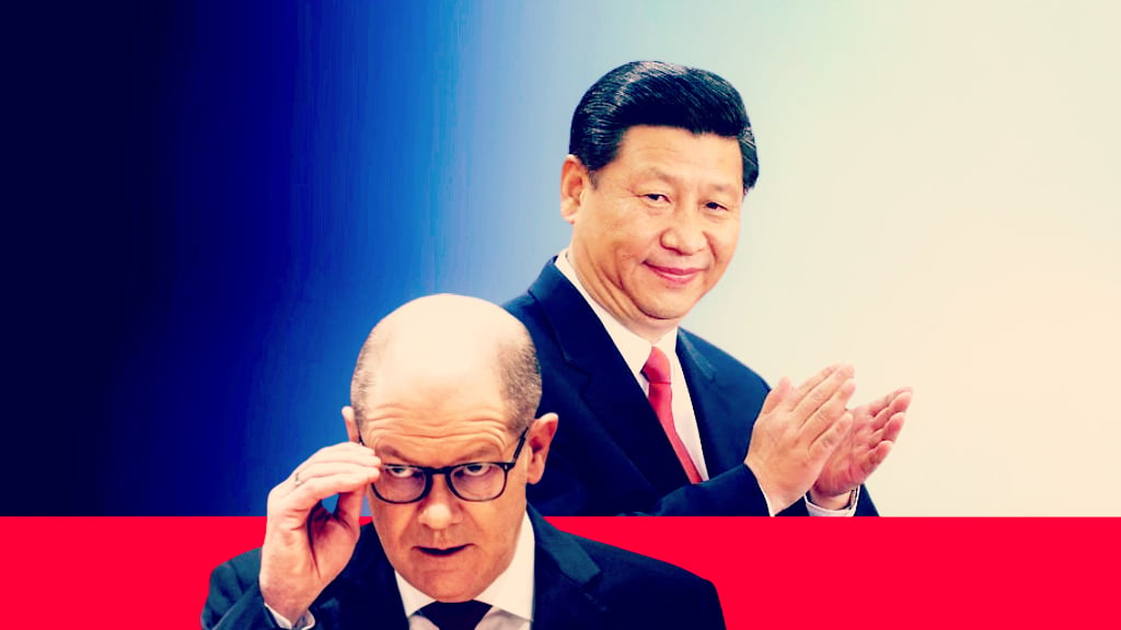 Unpopular Scholz Goes to China: Commerce Battle and Ukraine Battle Collide | The Gateway Pundit | by Paul Serran