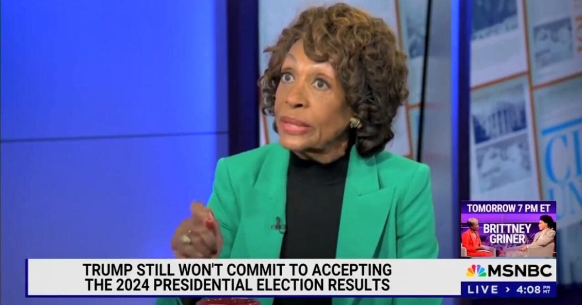 Video: Representative Maxine Waters suggests a conspiracy theory that violent supporters of former President Trump are being trained in remote areas.