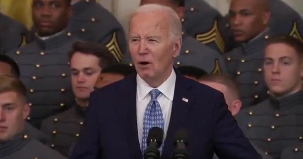HE’S SHOT: Biden Heavily Slurs as He Presents Commander-in-Chief’s Trophy to Army (VIDEO) – Cristina Laila
