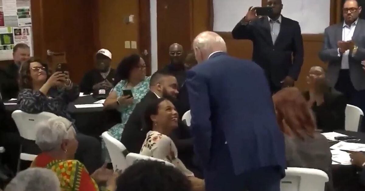 Wisconsin Woman Recoils as Joe Biden Invades Her Personal Space at Campaign Stop (VIDEO)