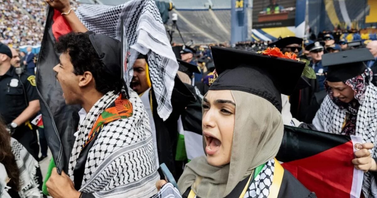 BREAKING: Sharpshooters Reportedly Stationed Inside U of M Graduation, As Police Remove Pro-Palestine/Hamas Protesters and Students Shout Them Down, “Shut the f**k up!—-Shut the f**k up!” [VIDEO]