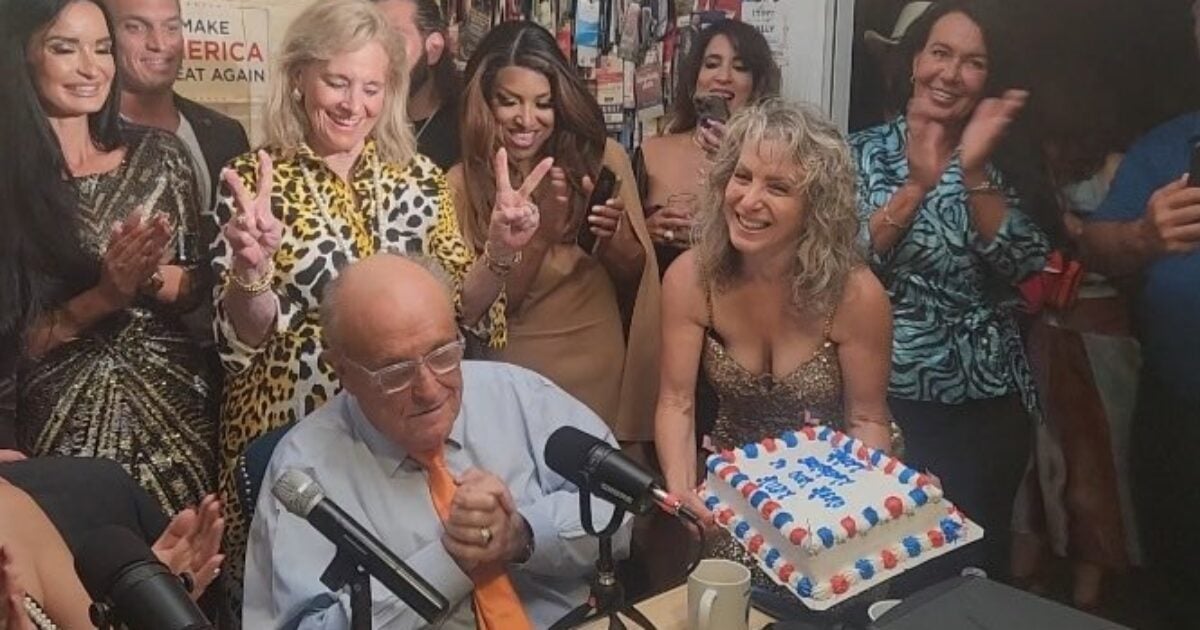 National Hero Rudy Giuliani’s 80th Birthday Marred by Political Witch Hunt: Served with Arizona ‘Fake Electors’ Indictment at Palm Beach Celebration