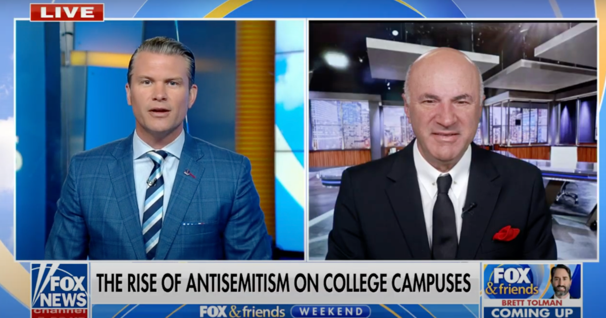 Kevin O’Leary Has Bad News for Terrorist Apologist Protestors on College Campuses, “This Will Come Back to Haunt You” (Video) – Margaret Flavin