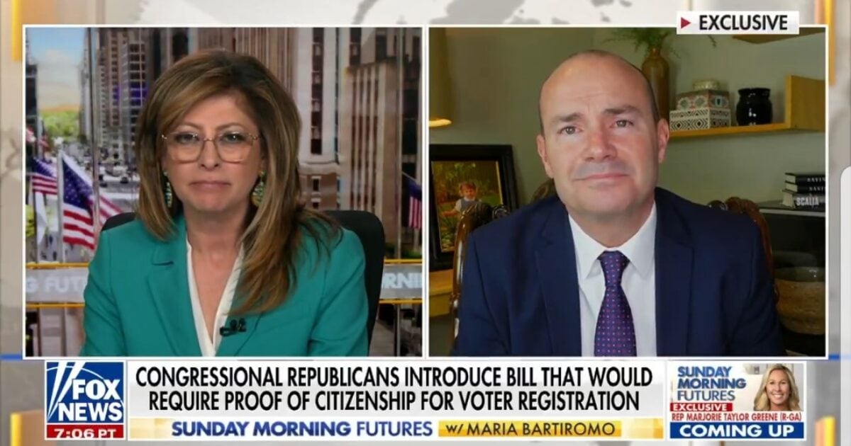 Republican Senator Mike Lee Discusses Bill That Would Require Proof of US Citizenship to Register to Vote (VIDEO)