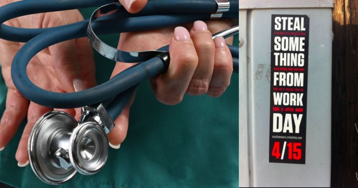 Antifa-Linked Anarchist Group CrimethInc Promotes ‘Steal Something from Work Day,’ Urges Nurses to Steal Medical Supplies ‘to Save Lives’ and Equip Anti-ICE Agitators