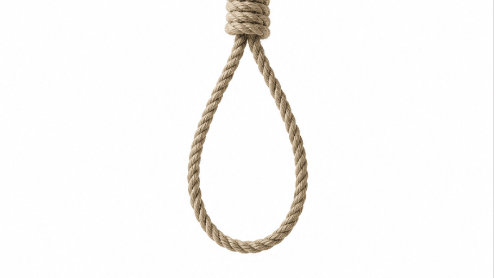 A noose hangs above various prescription medications, symbolizing the serious issues of mental health and the importance of seeking help.