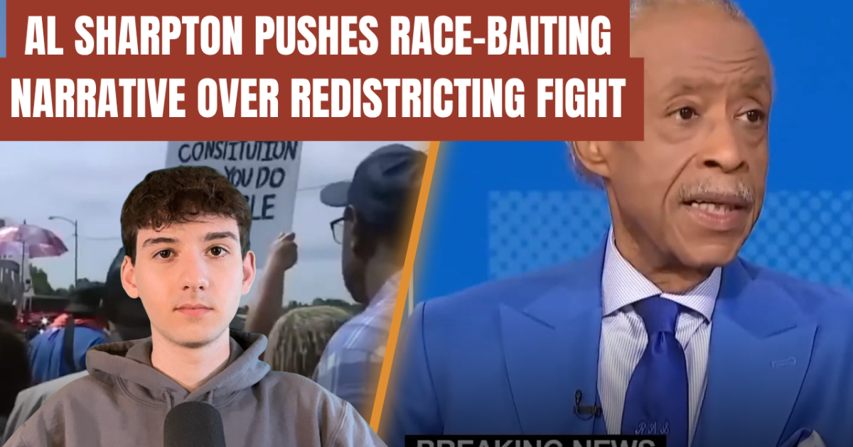 WATCH: Rev. Al Sharpton Pushes Jim Crow FEARMONGERING as Democrats Melt Down Over Redistricting Fight