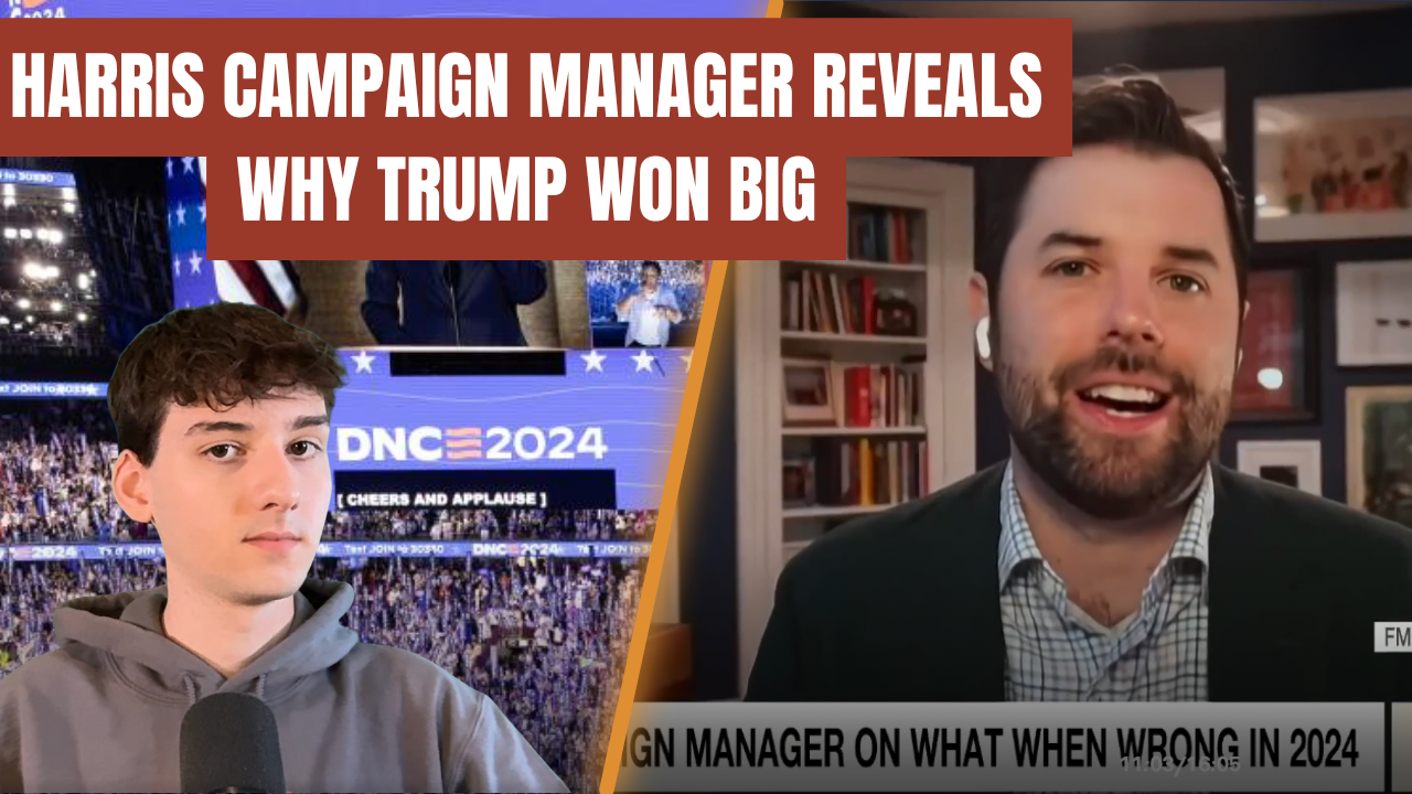 Harris campaign manager discusses factors behind Trump's significant win in the 2024 election during an interview segment.
