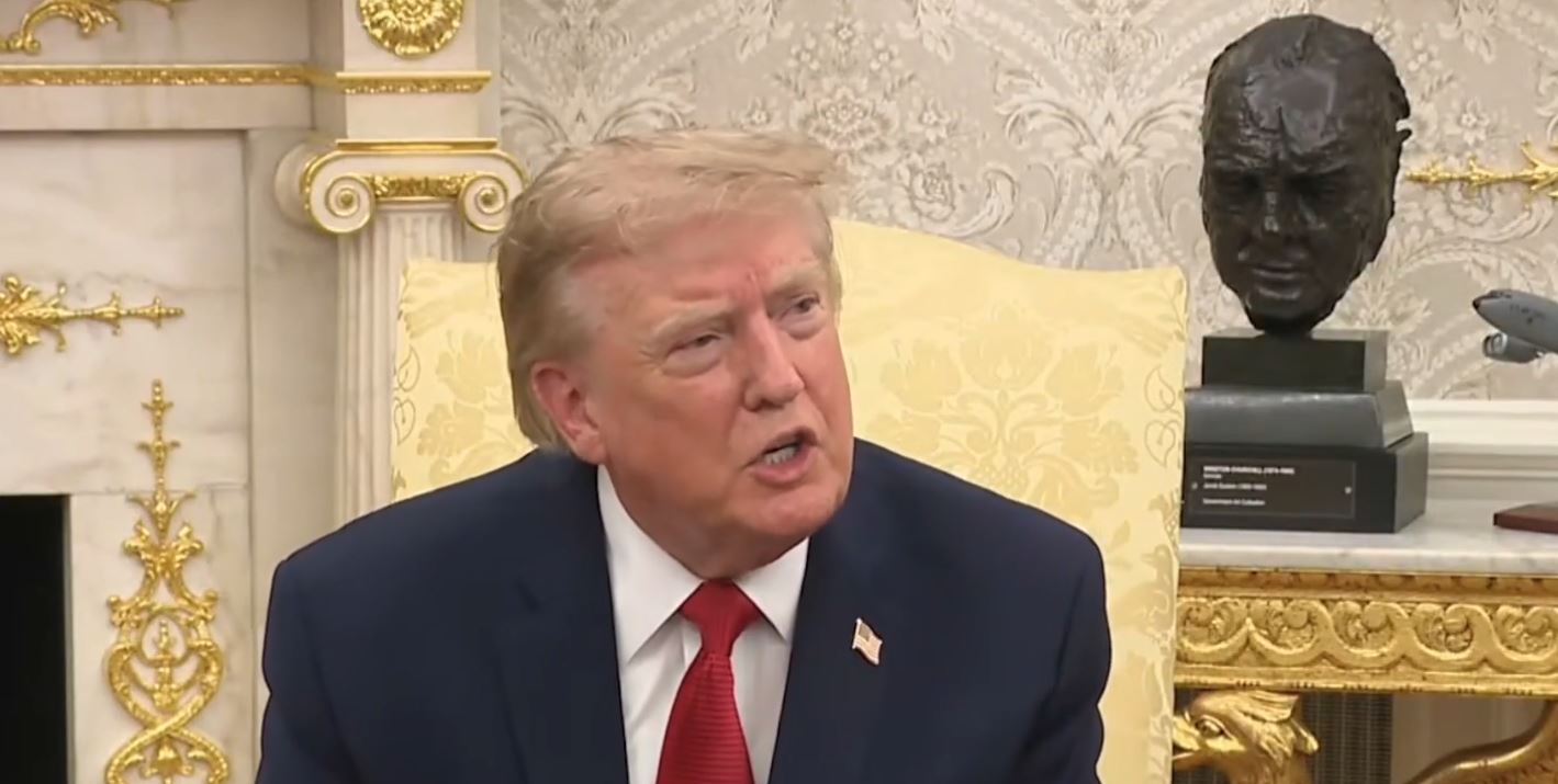 Video: Trump Can’t Hold Back After Reporter Asks If He Plans to Nuke a Militarily Defeated Iran: ‘Stupid’