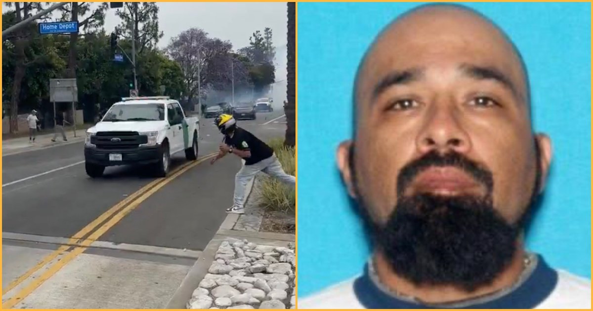 FAFO: Anti-ICE Rioter Who Hurled Rocks and Concrete at CBP Vehicles in SoCal Sentenced to 3 Years After Fleeing to Mexico