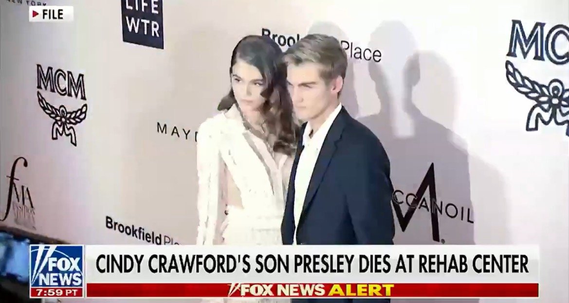 Cindy Crawford’s Son Died of Overdose in Rehab: Report