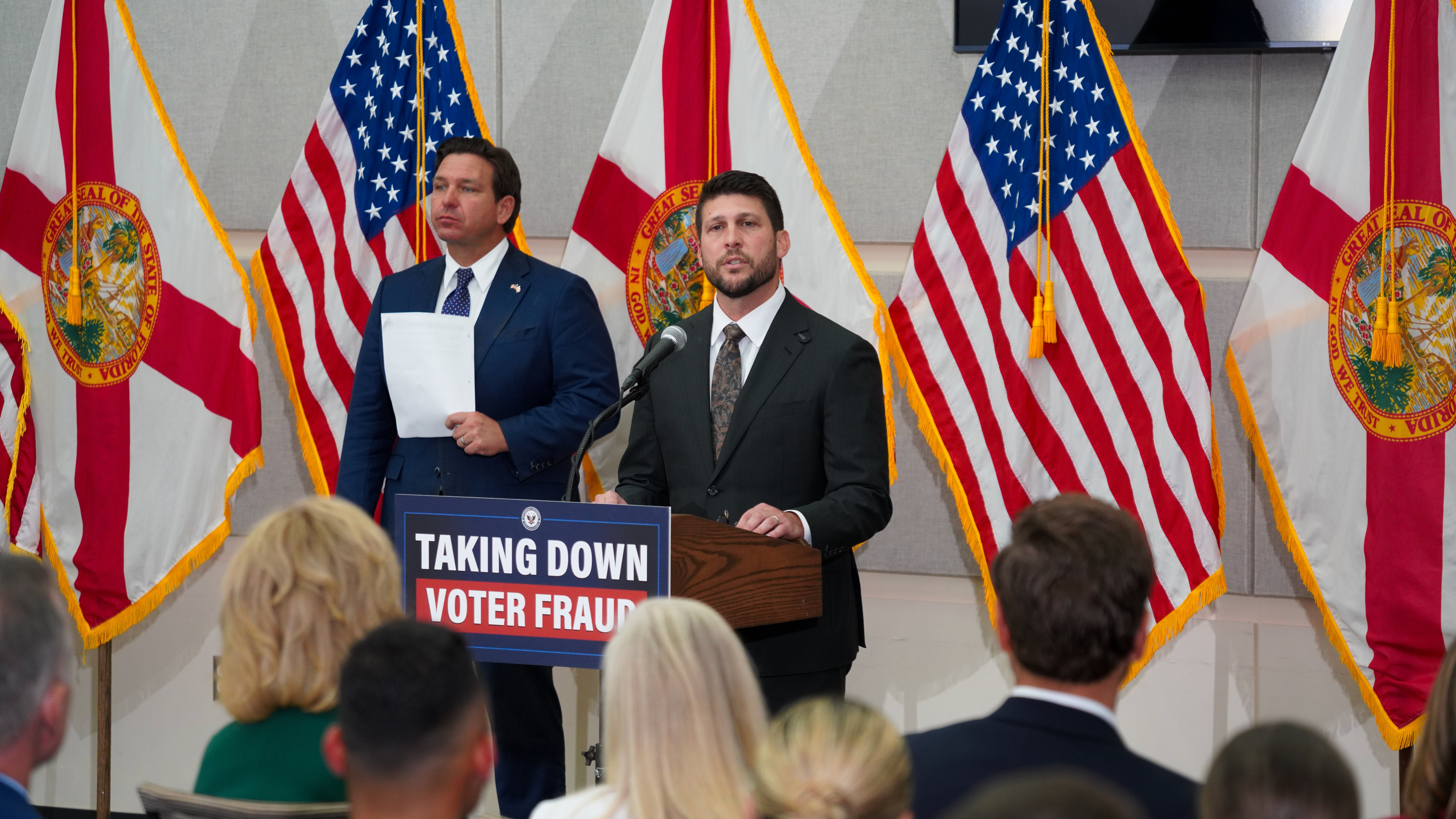 DeSantis and Florida AG Uthmeier Charge 20 Ineligible Voters — Including 16 Non-Citizens Who Cast Ballots in the 2024 Election