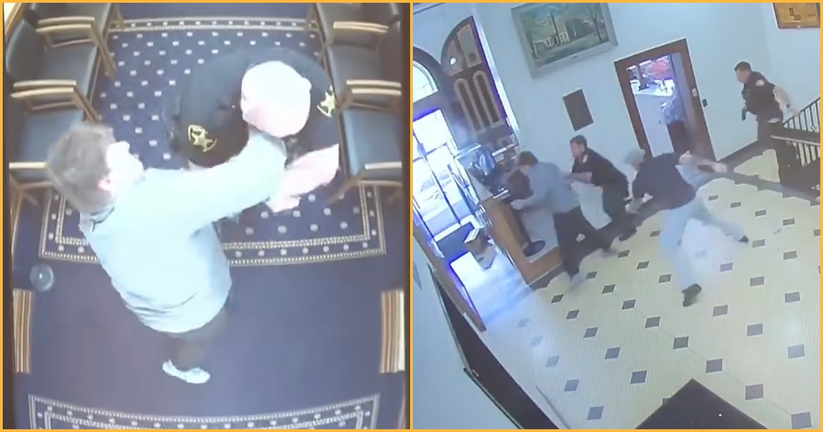Violent Felon Breaks Handcuffs in Ohio Court, Throat-Punches Deputy, Then Trucks a Second Officer — Two Columbiana County Deputies Left With Broken Bones