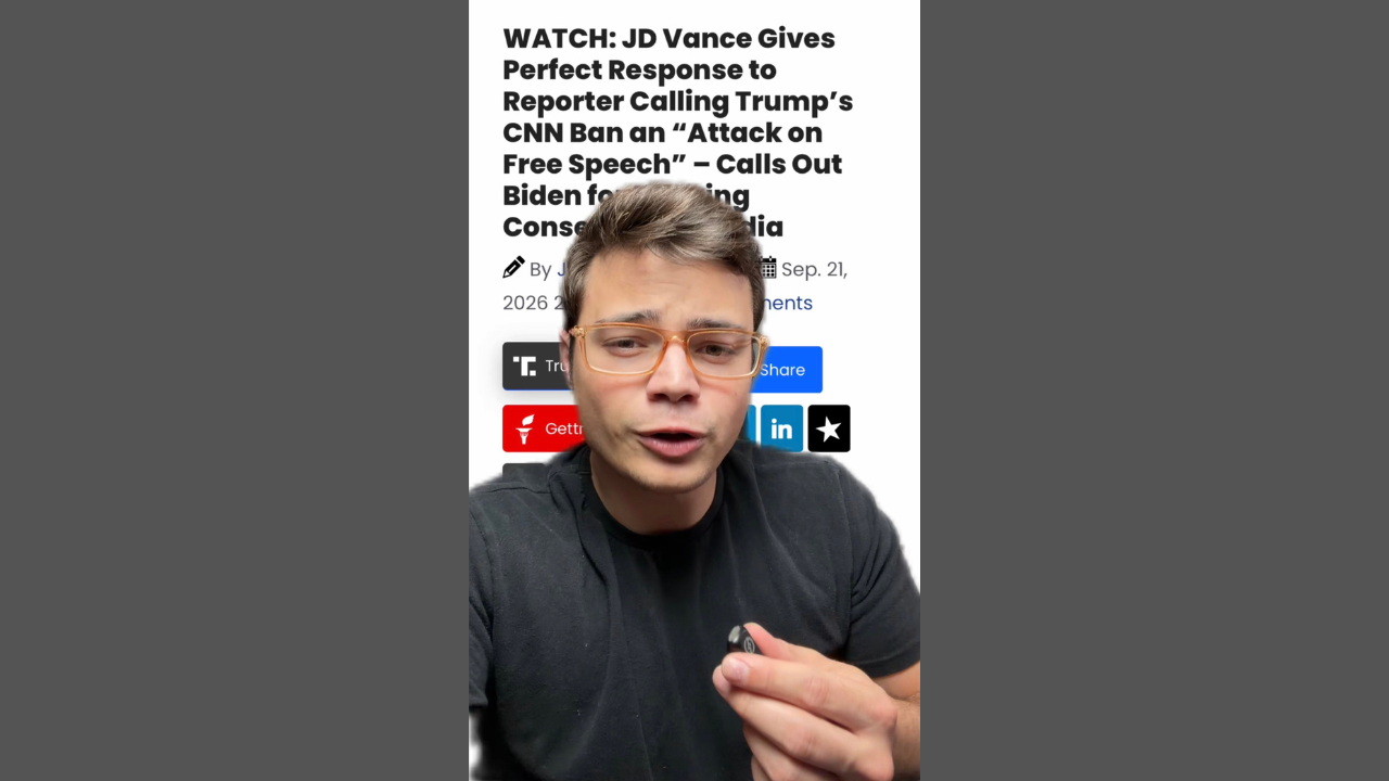 Victor Reacts: The Media Theatrics and Hysteria Over Special Press Access Hypocrisy (VIDEO)