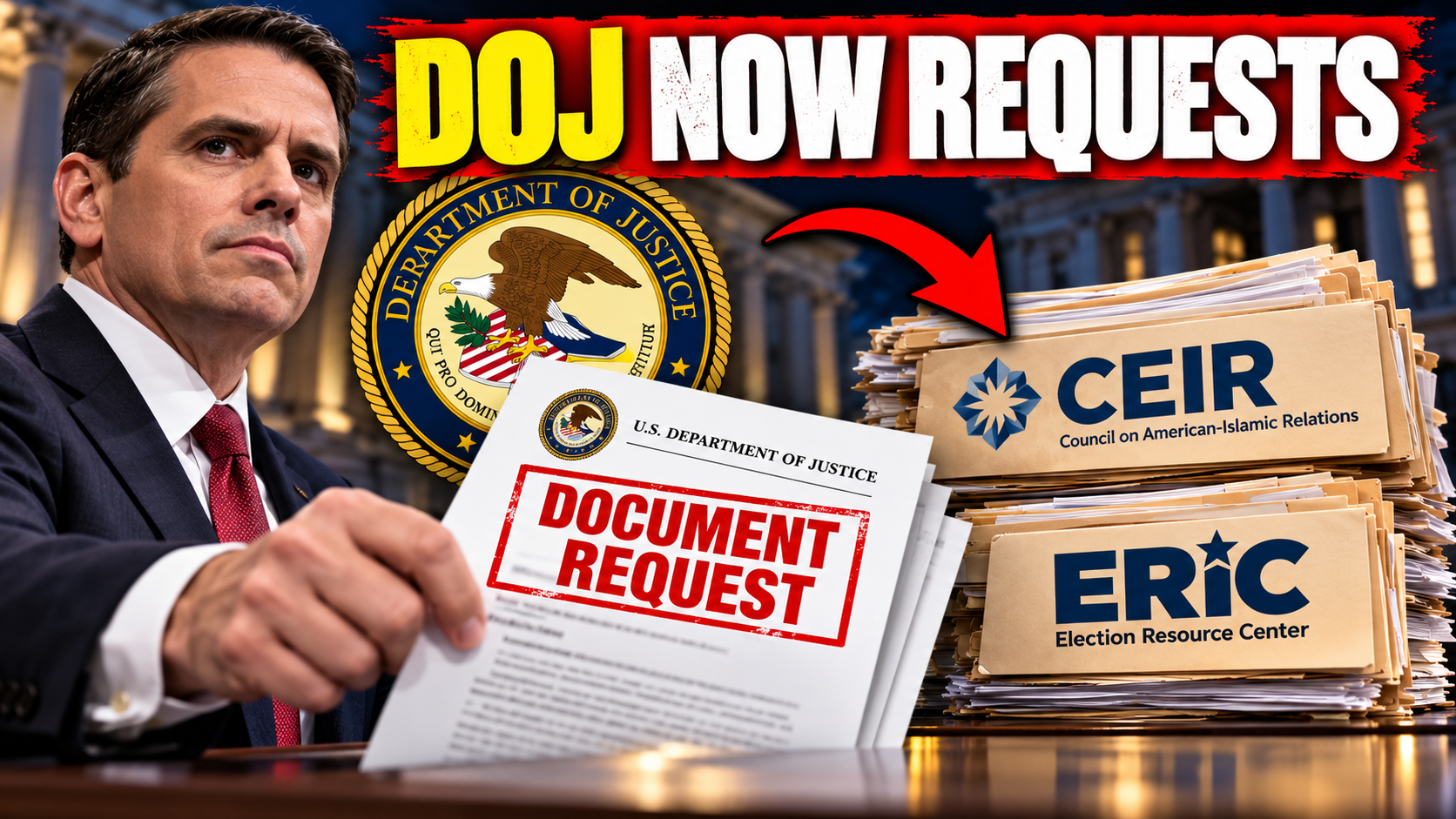 DOJ Issues Requests For Documents to ERIC and Zuckerbuck-Funded CEIR Over Sharing of Private Voter Data