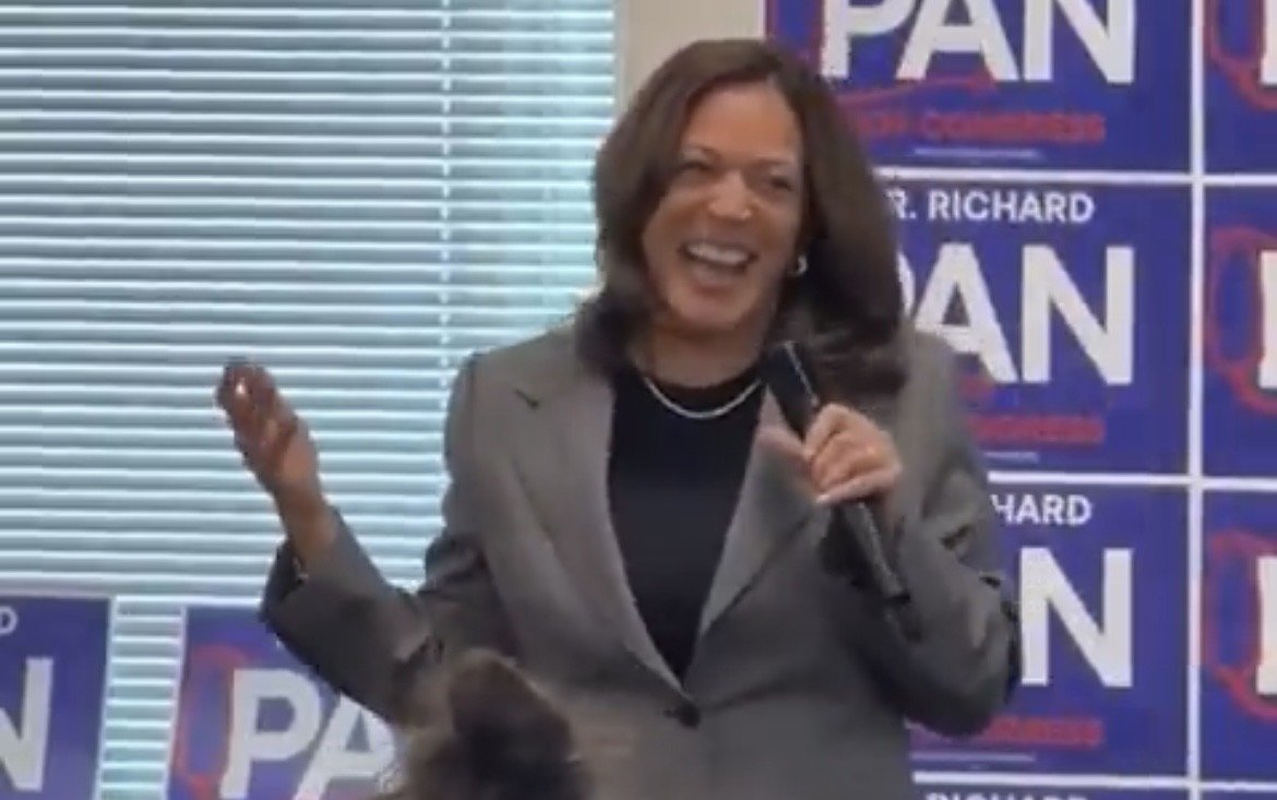 Crowd is Silent as Kamala Harris Maniacally Laughs During Campaign Event with Democrat Congressional Candidate Richard Pan (VIDEO)