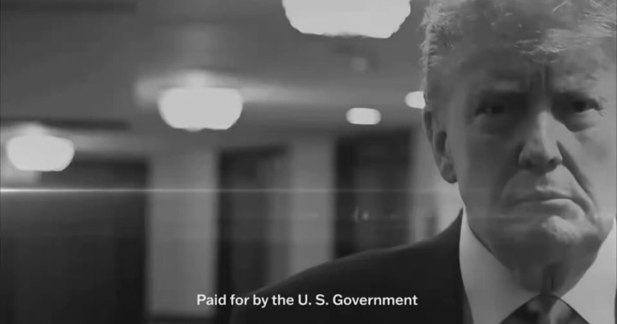JUST IN: Trump Says He Will Pay for Ads After Leftists Lose Their Mind Over Nonpartisan Government Funded Public Service Announcements