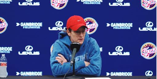 Worst Coach in Sports History: Stephanie White Holds Press Conference after Epic Collapse in Playoffs – Says Top Priority Is Keeping Kelsey ‘Ball-Hog’ Mitchell and NOT Caitlin Clark