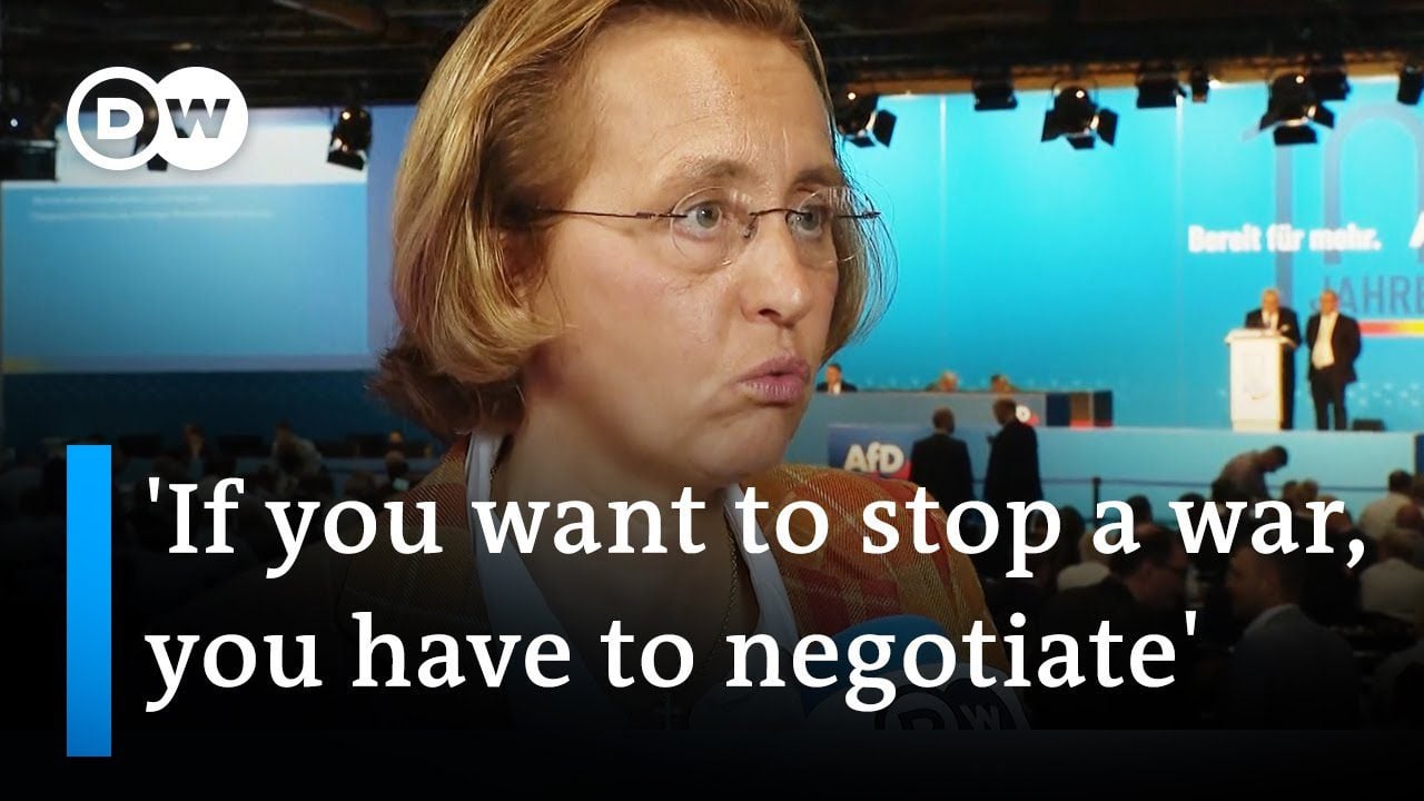 Beatrix von Storch: “We Do Not Think Delivering Weapons to Ukraine Supports Peace.”