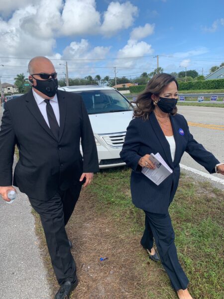 FAKE KAMALA GOT LOOMERED! –Laura Loomer Catches Kamala Harris BODY DOUBLE at Palm Beach Polling Place! (VIDEO -PHOTOS)