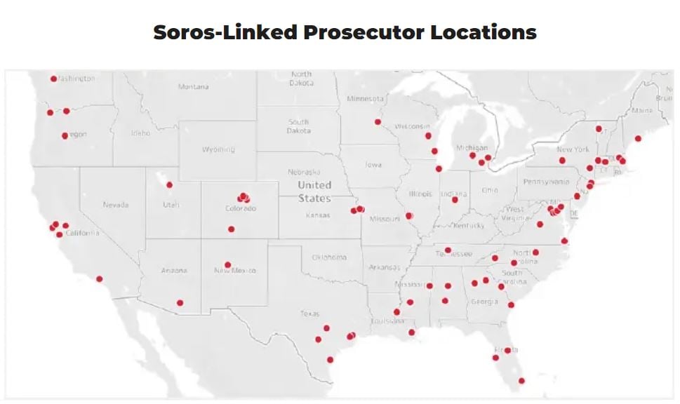 REPORT: The 75 Soros-Linked Radical US Prosecutors Who Are Wreaking Havoc in American Cities
