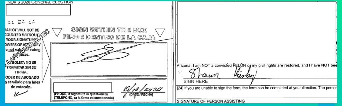 MORE ARIZONA FRAUD: Maricopa County Whistleblowers Reveal Tens If Not HUNDREDS Of Thousands Of Ballots With Mismatched Signatures Were Illegally Counted In Violation Of Arizona Law – Election Decided By 17,177 Votes