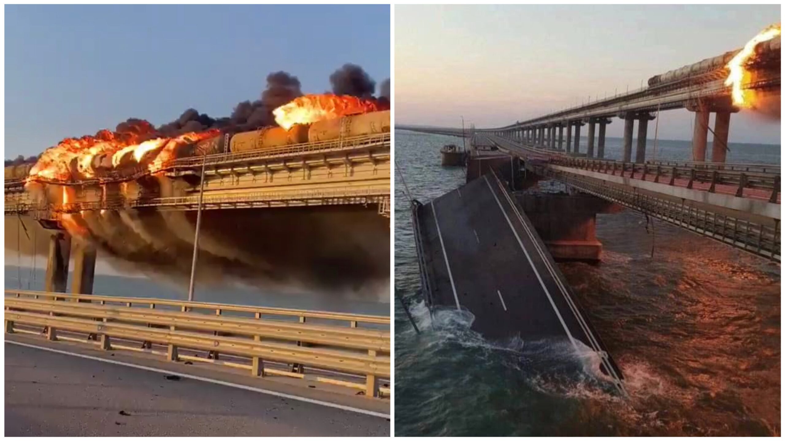 Major Explosion Destroys Europe's Longest Bridge Connecting Crimea and Russia (VIDEO) | The Gateway Pundit | by Jim Hᴏft