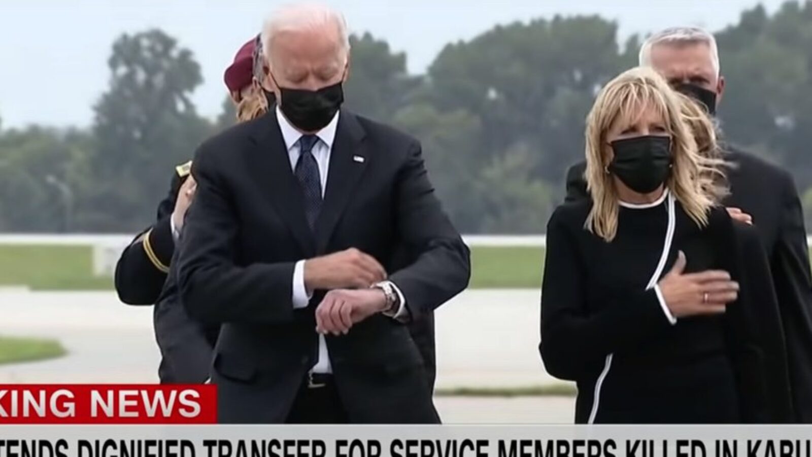Joe Biden Checks Watch