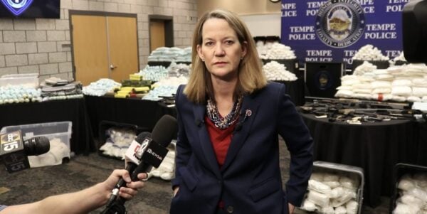 EXCLUSIVE: Questionably Elected Arizona Attorney General Takes Questions From Press, Dodges The Only Tough Questions From The Gateway Pundit After Police Seize OVER 4.5 Million Fentanyl Pills, 140lbs Fentanyl Powder